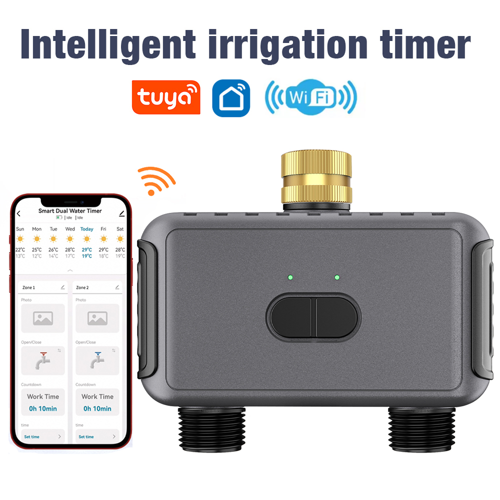 Smart Garden Hose - Wifi Automatic Water Timer Dual Hose