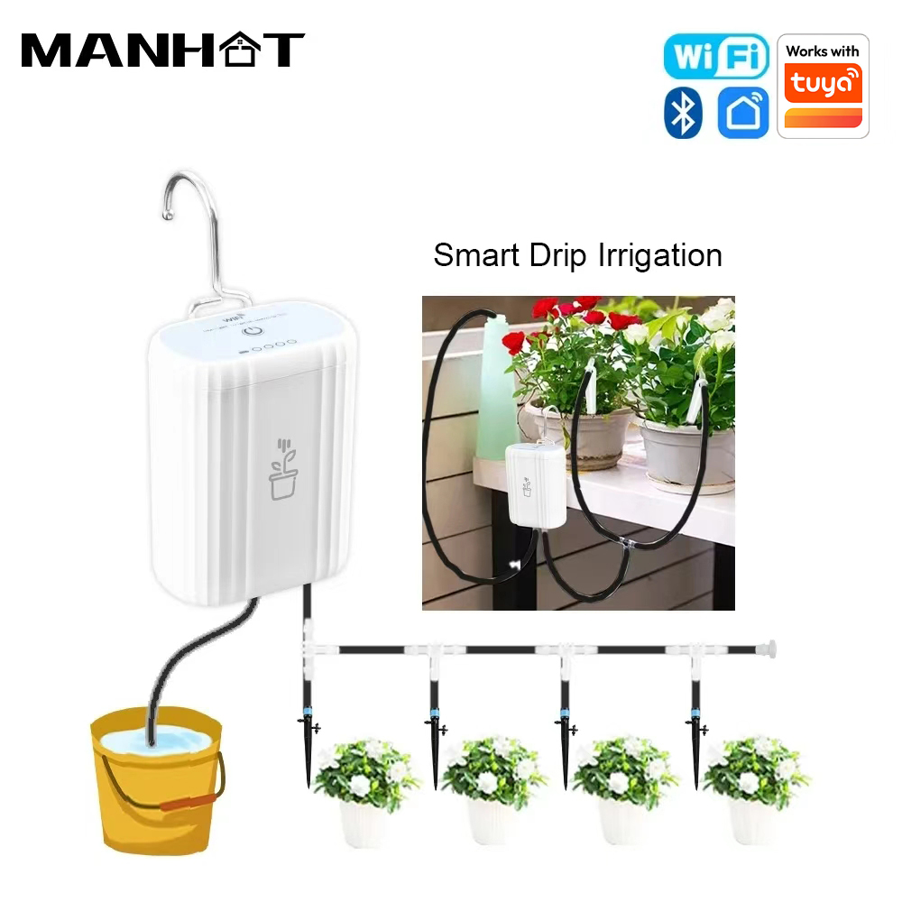 Smart Garden Watering Can - MANHOT WiFi Smart Watering Pump Rechargeable