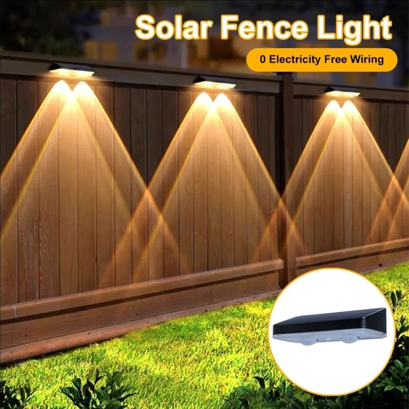 RGB Solar Fence Lights Outdoor - Smart Garden Fence review and price