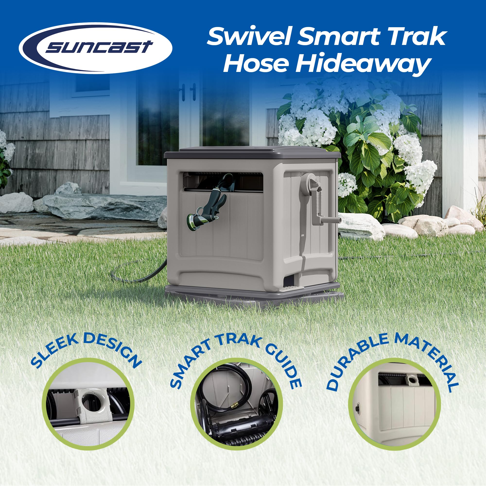 Swivel Smart Trak Hose Hideawa - Smart Garden Hose review and price