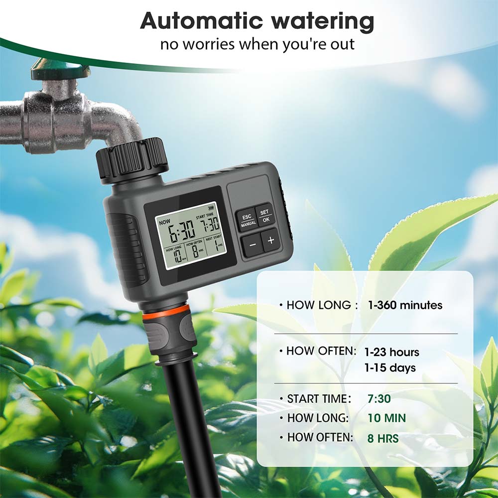 30-5m Garden LCD Button Timer  - Smart Garden Watering Can review and price