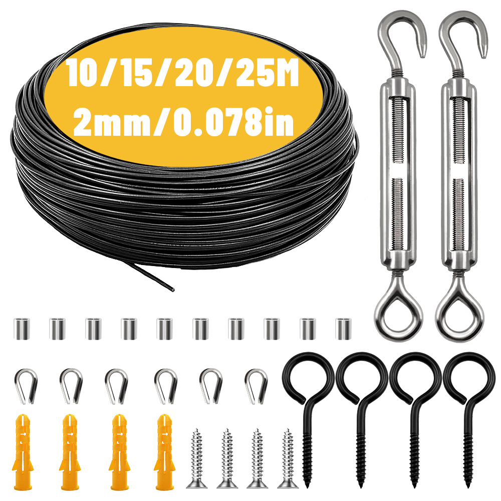 10-25M Steel Wire Rope Stainle - Smart Garden Fence review and price